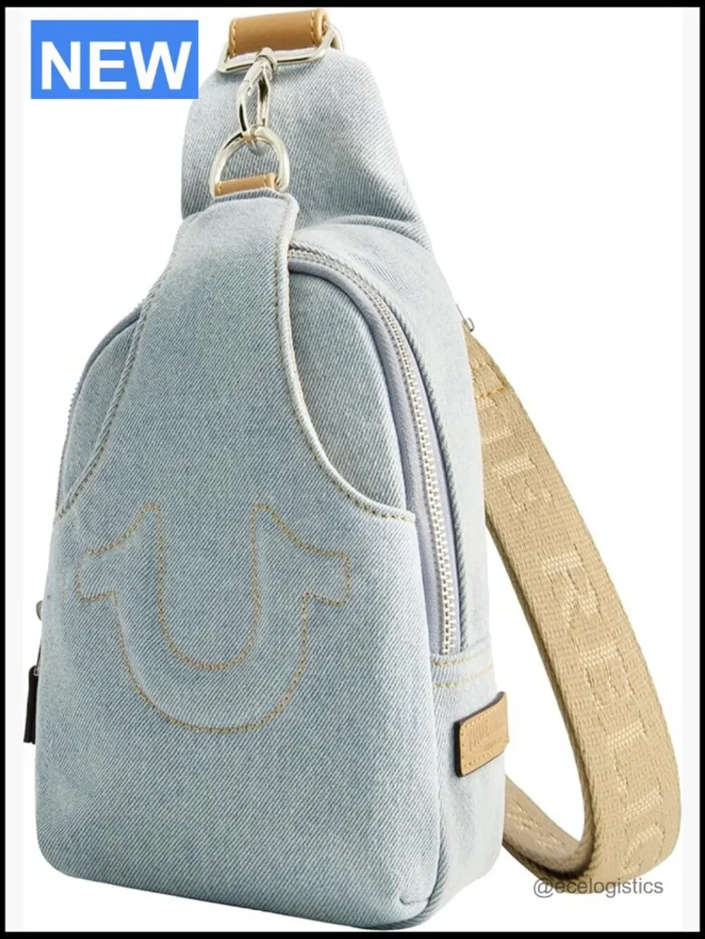 Small Sling Backpack with Adjustable Crossbody Strap